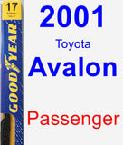 Passenger Wiper Blade for 2001 Toyota Avalon - Premium