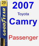 Passenger Wiper Blade for 2007 Toyota Camry - Premium