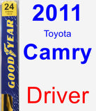 Driver Wiper Blade for 2011 Toyota Camry - Premium