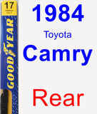 Rear Wiper Blade for 1984 Toyota Camry - Premium