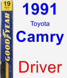 Driver Wiper Blade for 1991 Toyota Camry - Premium