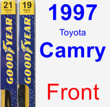 Front Wiper Blade Pack for 1997 Toyota Camry - Premium