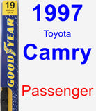 Passenger Wiper Blade for 1997 Toyota Camry - Premium