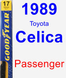 Passenger Wiper Blade for 1989 Toyota Celica - Premium