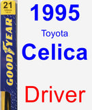 Driver Wiper Blade for 1995 Toyota Celica - Premium