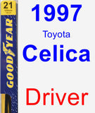 Driver Wiper Blade for 1997 Toyota Celica - Premium
