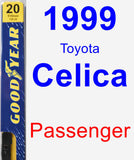 Passenger Wiper Blade for 1999 Toyota Celica - Premium