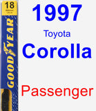 Passenger Wiper Blade for 1997 Toyota Corolla - Premium