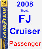 Passenger Wiper Blade for 2008 Toyota FJ Cruiser - Premium