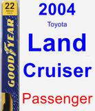 Passenger Wiper Blade for 2004 Toyota Land Cruiser - Premium