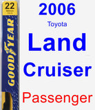 Passenger Wiper Blade for 2006 Toyota Land Cruiser - Premium