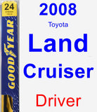 Driver Wiper Blade for 2008 Toyota Land Cruiser - Premium