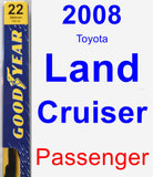 Passenger Wiper Blade for 2008 Toyota Land Cruiser - Premium