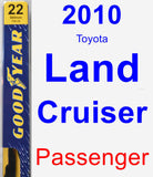 Passenger Wiper Blade for 2010 Toyota Land Cruiser - Premium