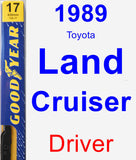 Driver Wiper Blade for 1989 Toyota Land Cruiser - Premium