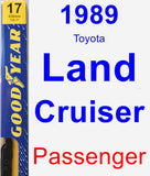 Passenger Wiper Blade for 1989 Toyota Land Cruiser - Premium