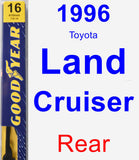 Rear Wiper Blade for 1996 Toyota Land Cruiser - Premium