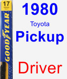 Driver Wiper Blade for 1980 Toyota Pickup - Premium