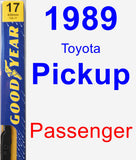 Passenger Wiper Blade for 1989 Toyota Pickup - Premium