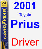 Driver Wiper Blade for 2001 Toyota Prius - Premium