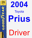 Driver Wiper Blade for 2004 Toyota Prius - Premium