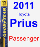 Passenger Wiper Blade for 2011 Toyota Prius - Premium