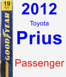 Passenger Wiper Blade for 2012 Toyota Prius - Premium