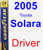 Driver Wiper Blade for 2005 Toyota Solara - Premium