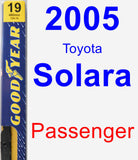 Passenger Wiper Blade for 2005 Toyota Solara - Premium