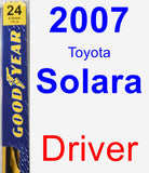 Driver Wiper Blade for 2007 Toyota Solara - Premium