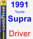 Driver Wiper Blade for 1991 Toyota Supra - Premium