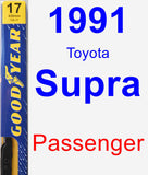 Passenger Wiper Blade for 1991 Toyota Supra - Premium