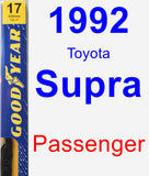 Passenger Wiper Blade for 1992 Toyota Supra - Premium