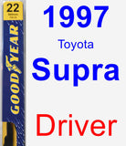 Driver Wiper Blade for 1997 Toyota Supra - Premium