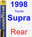 Rear Wiper Blade for 1998 Toyota Supra - Premium