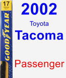Passenger Wiper Blade for 2002 Toyota Tacoma - Premium