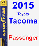 Passenger Wiper Blade for 2015 Toyota Tacoma - Premium