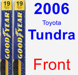 Front Wiper Blade Pack for 2006 Toyota Tundra - Premium