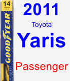 Passenger Wiper Blade for 2011 Toyota Yaris - Premium