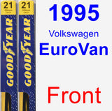 Front Wiper Blade Pack for 1995 Volkswagen EuroVan - Premium