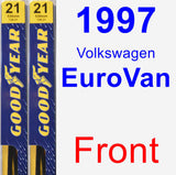 Front Wiper Blade Pack for 1997 Volkswagen EuroVan - Premium