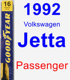 Passenger Wiper Blade for 1992 Volkswagen Jetta - Premium