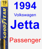 Passenger Wiper Blade for 1994 Volkswagen Jetta - Premium