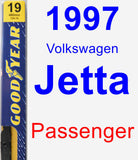 Passenger Wiper Blade for 1997 Volkswagen Jetta - Premium