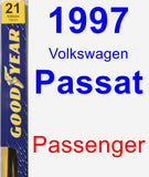 Passenger Wiper Blade for 1997 Volkswagen Passat - Premium