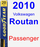 Passenger Wiper Blade for 2010 Volkswagen Routan - Premium