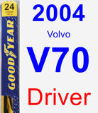 Driver Wiper Blade for 2004 Volvo V70 - Premium