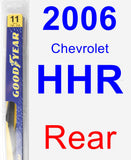 Rear Wiper Blade for 2006 Chevrolet HHR - Rear