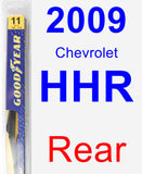 Rear Wiper Blade for 2009 Chevrolet HHR - Rear