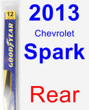 Rear Wiper Blade for 2013 Chevrolet Spark - Rear